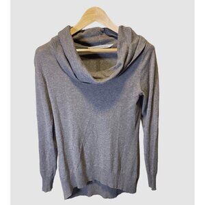 Athleta Brown Cowl Neck Long Sleeve Knit Sweater Sz S